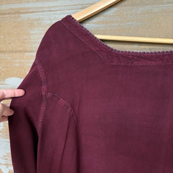 Holy Clothing Embroidered Blouse Renaissance Festival Whimsy Goth Womens 2X - Picture 8 of 8